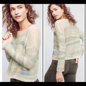 Anthropologie Rare Frosted Horizon Pullover Sweater